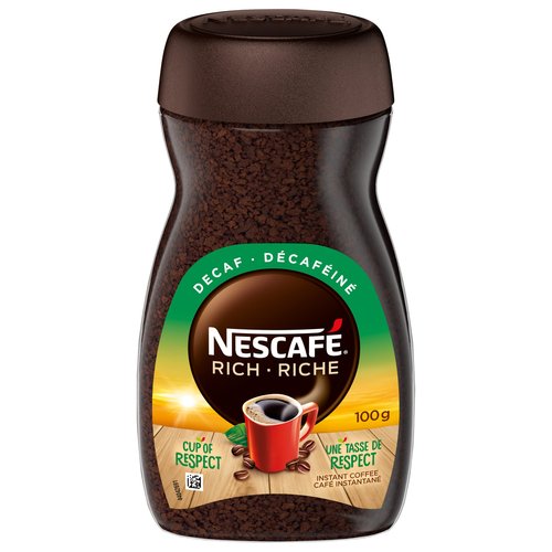 NESCAFÉ RICH Decaffeinated,dark roast Instant Coffee 100g