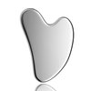 EDCBMB Stainless Steel Gua Sha Facial Tools Metal Silver Guasha for Face Chin & Jawline Sculpting Eyes Neck Body Tighten Skin Massage Skin Care Gifts