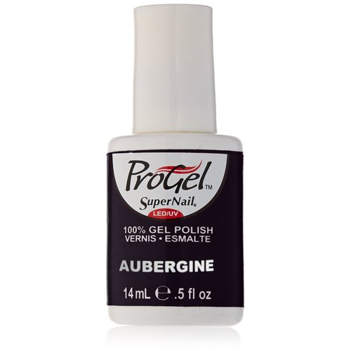 Supernail Gel Polish for Nails, Aubergine Creme, 0.5 Fluid Ounce