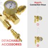 Yeswelder Argon/CO2 Mig Tig Flow Meter Gas Regulator Gauge Welding Weld