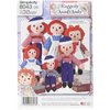 Simplicity US8043OS Raggedy Ann and Andy Doll Sewing Pattern Kit, Code 8043, One Size
