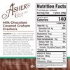 Asher's Chocolates Company, Chocolate Covered Graham Crackers, Made From the Finest Kosher Chocolate, Small Batches, Family Owned Since 1892 (7.15 oz, Milk Chocolate)