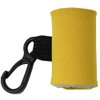 4 Yellow Clip-On Neoprene Sleeve Lip Balm Holster Lipstick Holder Mini Lighter Case Key Chains