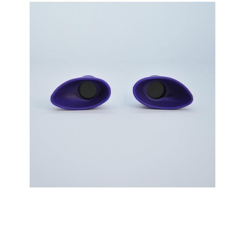 Super Sunnies Slim Flex Strapless UV Eye Protection, FDA Compliant, Individual Tanning Goggles Eyeshields (Purple)
