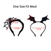 Comelodiant 2PCS Halloween Headband for Women Spider Web Hairband Bat Headband for Halloween Party Costume Accessories