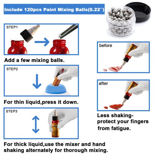 ONiLAB Mini Vortex Mixer with Touch Function, Lab Mixing, Nail Polish,Tattoo Ink,Eyelash Adhesives and Acrylic Paints Mixing, Lab Vortexer for Centrifuge Tubes and Test Tubes,Blue