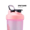 BlenderBottle Shaker Bottle with Pill Organizer and Storage for Protein Powder, Classic V2 ProStak System, 22-Ounce, Pink