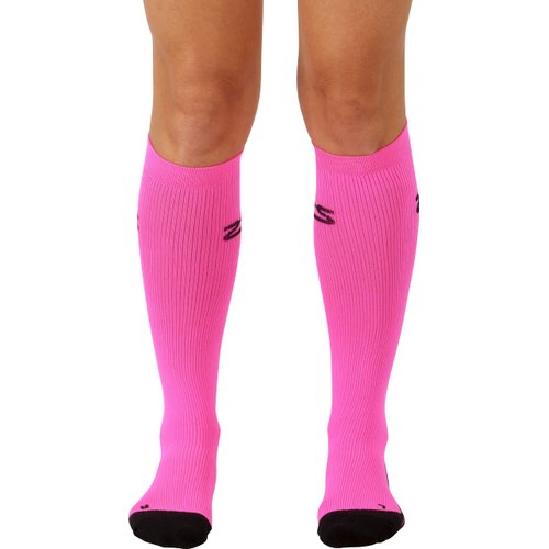 Fresh Legs Compression Socks - Graduated Compression Stockings - Great for Everyday Wear, Neon Pink, Medium