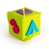 Fat Brain Toys OombeeCube - Travel-Friendly Shape-Sorter for Babies & Toddlers