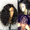 13x6 Lace Front Wig Short Bob Wigs Deep Curly Full Lace Front Wigs 8A Virgin Brazilian Natural Color Wigs (22 inch with 150% Density, lace front wig)