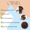 CAISHA Hairpiece Hair Wrap Heat-resistant Synthetic Fibres Curly Messy Updo Dark Brown HW21