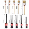 10PCS DUALSHINE Car Auto Detailing Brush Set, Auto Detailing Brushes Cleaner Car Detailing Brushes Exterior, Car Interior Brush for Detailing Cars Automotive Interior, Wheels, Exterior, Leather