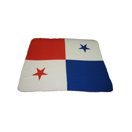 sup Super Soft Panamanian Flag Fleece Blanket 5 ft x 4.2 ft. Bandera de Panamá Throw Cover