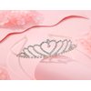 Lovelyshop Girls Heart Rhinestone Tiara Crown for Wedding Prom Birthday Prinecess Party