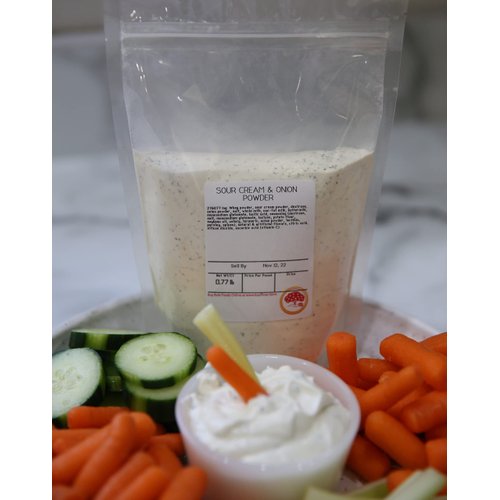 Sour Cream & Onion Seasoning Powder, 12 Oz. Bag