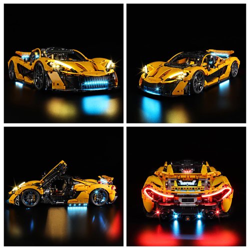 Kyglaring LED Lighting Kit for Lego Technic McLaren P1 Model Set, Compatible with Lego 42172,Lego Sets Not Included(Classic Version)