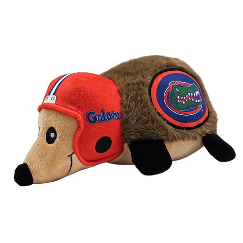 NCAA Florida Gators Plush Hedgehog Toy for Dogs & Cats, Cool Soft Pet Toy for Fun and Interactive Play, Dog Chew Toy with Squeaker, Licensed Hot Pet Toy