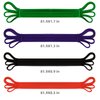 Pull Up Resistance Bands Set of 4 Pull Up Bands for Men and Women, Assistance Band for Exercise for Resistance Training Powerlifting, Home Fitness, Gyms, Mobility Home Fitness, with Carrying Bag(4pcs)