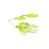 War Eagle Custom Lures Painted Head Spinnerbait Fishing Lure, Chartreuse, Painted Double Willow (1/2 oz)