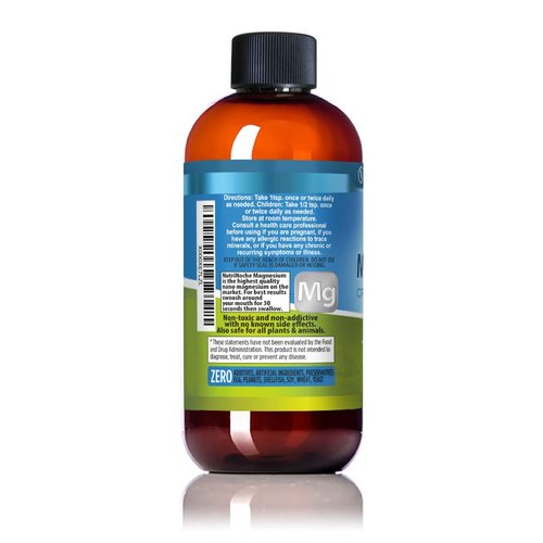 NutriNoche Liquid Magnesium Supplement - 30 PPM of Nano Sized Magnesium Particles Absorbed at a Cellular Level - Colloidal Minerals