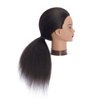Headfix Hair Mannequin Head 100% Real Hair Hairdresser Practice Styling Training Head Cosmetology Manikin Doll Head With Clamp (6F1919B0216)