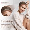 Dreamlover Mesh Wig Cap for Women, Hair Net for Halloween Wig, Wig Cap for Long Hair, Brown, 2 Pieces