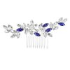Bridal Wedding Crystal Hair Comb, Handmade Rhinestone Hair Clips Bridal Headpiece Sparkly Crystal Hair Pin Side Combs Hair Accessorie for Women Girls