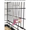 Choco Nose Patented Mini No-Drip Water Bottle/Feeder for Hamsters/Hedgehogs/Gliders/Rats/Mice and Other Small Pets and Animals - for Cages, Crates or Wall Mount. 10.2 oz. Nozzle 10mm, Pink (C125)