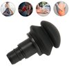 Fascia Gun Massager Head, Soft Silicone Massage Gun Replacement Head 18mm Outer Diameter Gas Pad for Buttocks