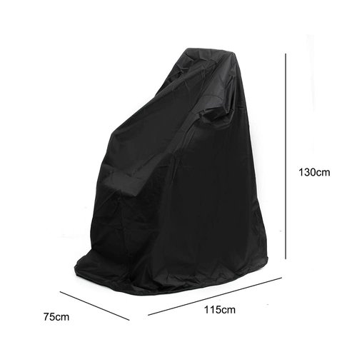 TJFU Wheelchair Covers Waterproof, Folding Wheelchairs Mobility Scooter Outdoor Storage Covers, Oxford Fabric Lightweight Rain Protector from Dust Dirt Snow Rain Sun Rays - 45 x 29 x 51 inch