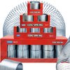 The Dreidel Company Silver Metal Coil Spring, Goody Bag Fillers, Party Favor for Kids, Variety of 2.4" (60mm) Individually Boxed (3-Pack)