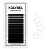KOLYBEL Classic Lash Extensions 0.07 C CC D DD J B L Curl 8-16mm Mixed Lash Trays Premium Silk Eyelash Extensions Matte Dark Lash Extension for Professional Salon Use (0.07-C-8-16mm)