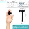 VHOPMORE Finger Splint, Thumb Splint Brace for Finger Support, Trigger Mallet Finger Splints Wraps for Arthritis Sport Injuries Adjustable Finger Sleeves for Sports Basketball Volleyball Tennis - M