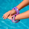 FROG SAC 6 Beaded Bracelets for Teen Girls, UV Solar Reactive Silicone Bracelet Pack, Cute Stretch Bead Bracelets for Kids That Change Color In The Sun, VSCO Girl Birthday Party Favors