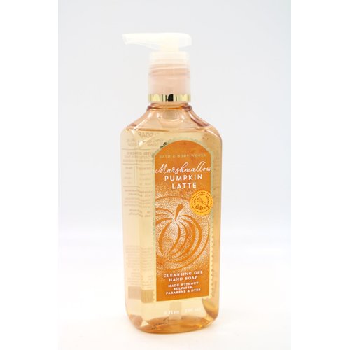 Marshmallow Pumpkin Latte, Bath and Body, Cleansing Gel Hand Soap, 8 fl oz