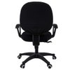 smiry Office Computer Chair Covers, Stretch Jacquard Universal Desk Rotating Chair Slipcovers Protector, Seat Cover + Backrest Cover, Black