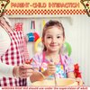 KAEGREEL Kids Baking Set 26Pcs with Dinosaur Apron & Hat Cooking Chef Dress Up Role Play Toys, Kitchen Toys Pretend Play Gifts for Girls Boys Aged 3 4 5 6 8 Years Old