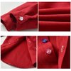 Toddler Dress Suit Baby Boys Clothes Sets Bowtie Shirts + Suspenders Pants 3pcs Gentleman Outfits Suits 6Month - 6Years (Red, 18-24M)