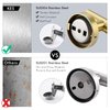 KES Bath Towel Hook Robe Hook for Bathroom Kitchen Wall Mount SUS 304 Stainless Steel Brushed Gold 2 Pack, A2164-BZ-P2
