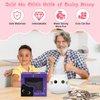 JIZWPOOM Piggy Bank, Cute Cat Piggy Bank Cat Money Saving Box for Kids, Coin Piggy Bank Coin Bank Box Unbreakable Piggy Bank Toy Gifts for Adults Boys Girls Birthday (White, 7 Inch)