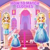 Nsuebck Magnetic Paper Dolls Dress-Up Game - Princess Magnet Stickers Book with Adorable Outfits - Birthday for Kids Girls Ages 3+(Style A)