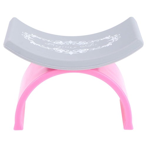 Beaupretty Nail Arm Rest,Manicure Hand Pillow U Shape Cushion Pillow Professional Nail Rest Cushion Table Desk Station Manicure Tool,Pink