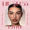 HOSAILY Butter Gloss Moisturizing High Shine Fresh Lightweight Glossy Lip Combo Plumping Lip Gloss for Women Long Wear Lip Glow Oil with Brown Lip Liner Set Non-Sticky Liquid Lipstick Makeup#12