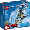 LEGO City Police Helicopter Building Kit; Cool Police Helicopter Toy 60275, New 2021 (51 Pieces)