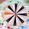12pcs Game Spinners, 3.94inch Plastic Spinners Arrow Game Spinners 4 Color Board Game Spinners Prize Spinning Wheel Twister Fidget Spinner Replacement for Classroom Board Activities DIY Toy Projects