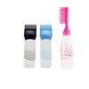 UQUABESO Colorful Root Comb Applicator Bottle with Graduated Scale, Plastic Squeeze Hair Dye Oil Bottle Hairdressing Applicator Brush for Home Salon Barber (3 Pack)