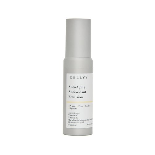 CELLVY Anti-Aging Antioxidant Emulsion with Hyaluronic Acid, Vitamin C & E, Hydrating, Nourishing, & Firming Face Lotion, Smooths Fine Lines & Wrinkles and Boosts Collagen Production
