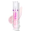 QIUFSSE Korean Clear Lip Oil Gloss for Women,Ultra-Hydrating Lip Glow Oil with Chili Extract，Nourishing Lip Oil Tinted,Lip Plumping Booster,Fuller Lips Instantly - 02 Baby Pink