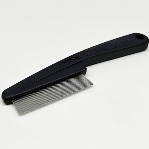 ELFSKIK Stainless Steel Fine Tooth Dandruff Comb, Professional Dandruff Remover, Multifunctional Hair Grooming Comb for Kids and Adults (Black)