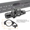 Feyachi GL6 Tactical Green Laser Sight with 45 Degree M61 Mlok Rail Mount and Pressure Switch